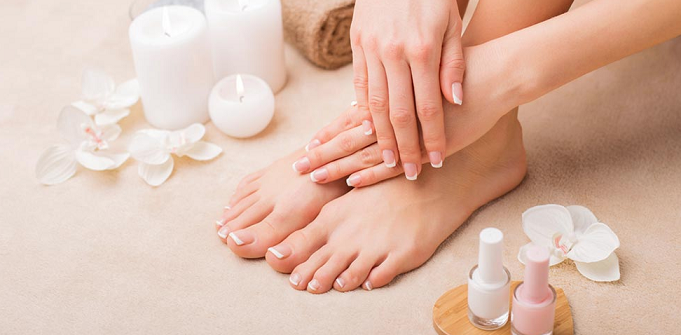 جدیدترین مدل کاشت ناخن پا با فرنچ