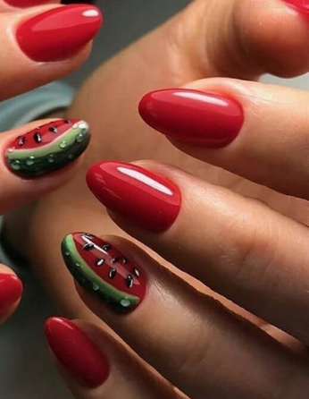 طرح کاشت ناخن مدل یلدایی 1402